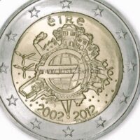 2 euro coins 2012 Ireland - 10 years Euro 2 euro coins 2012 Ireland - 10 years Euro