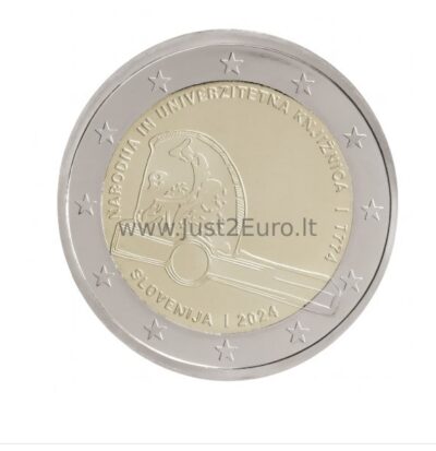 2 euro coins 2024 Slovenija - National and University Library