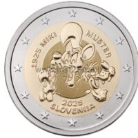 2 euro coins 2025 Slovenija - Miki Muster 2 euro coins 2025 Slovenija - Miki Muster