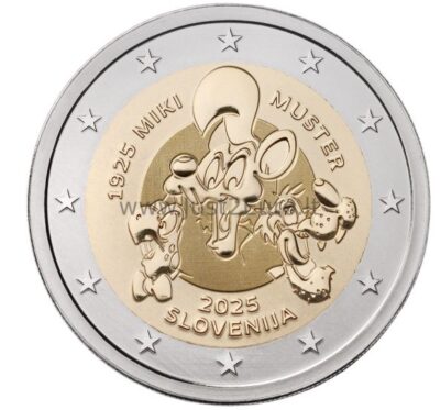 2 euro coins 2025 Slovenija - Miki Muster