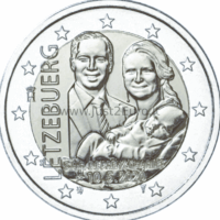 2 euros coin 2020 Luxembourg – Birth of Prince Charles 2 euros coin 2020 Luxembourg – Birth of Prince Charles