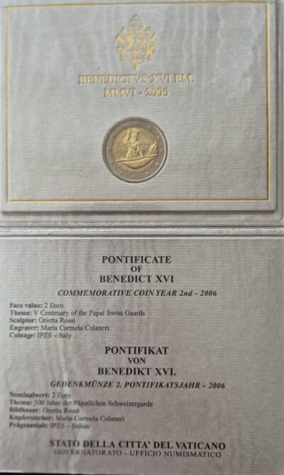 2 euro coin 2006 Vatican - Swiss Guard 2 euro coin 2006 Vatican - Swiss Guard