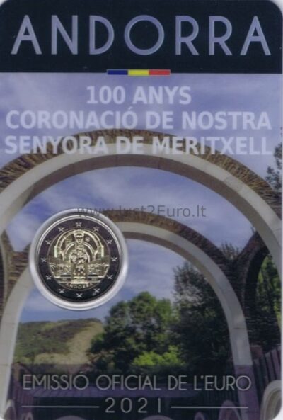 2 euro Coin 2021, Andorra — Our Lady of Meritxell