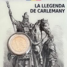 2 euro Moneta 2022 metų, Andora — Karolis Didysis