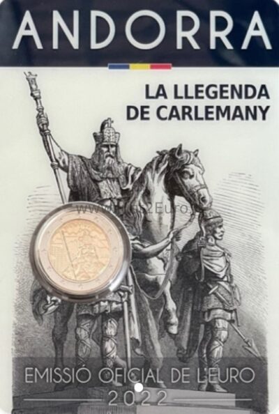 2 euro coin 2022 Andorra - Charlemagne