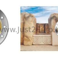 2 euro coin coincard 2021 Malta - Tarxien Temples 2 euro coin coincard 2021, Malta — Tarxien Temples