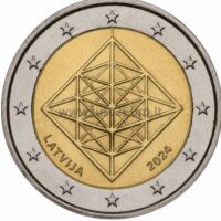 2 euro coin 2024 Latvia - siaudiniai sodai 2 euro coin 2024, Latvia — Puzuris